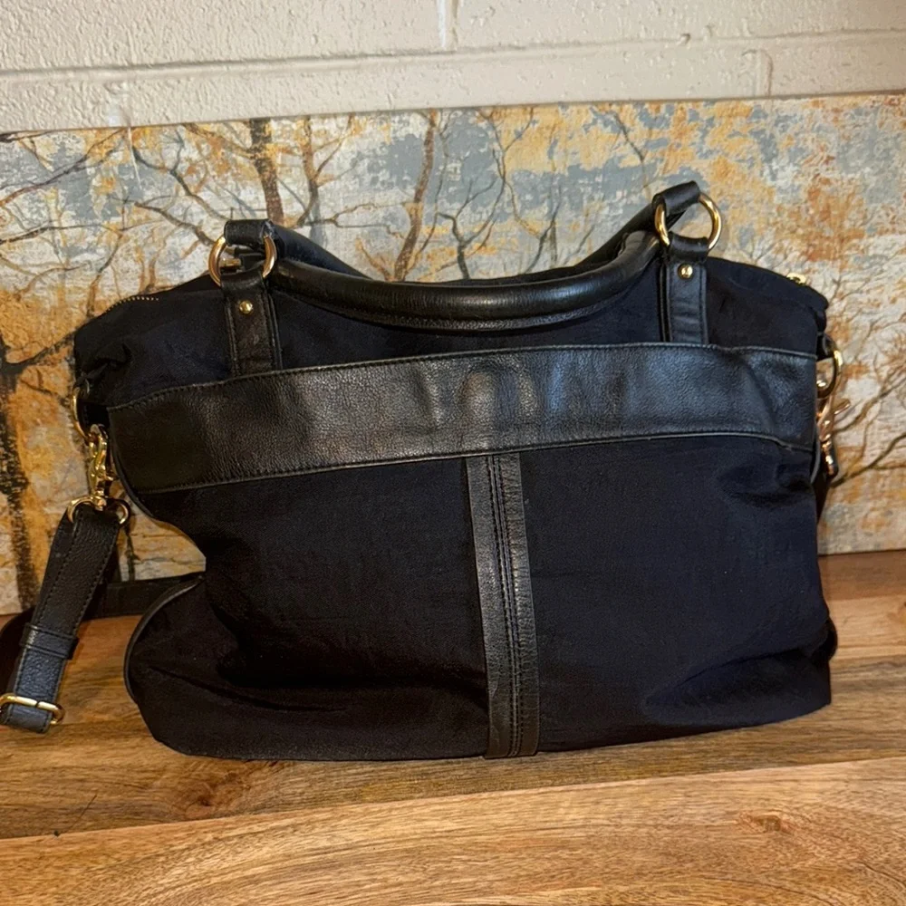 Black Women’s Tote Bag with Gold Hardware - Designer Style